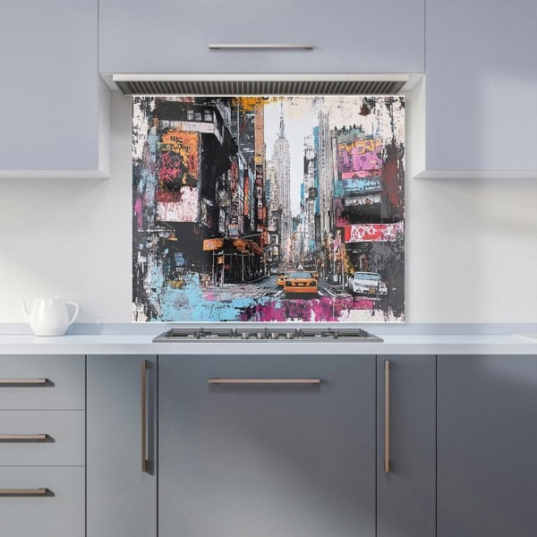 Warren Reed New York Empire State Building Streets Kitchen Splashback - 00018