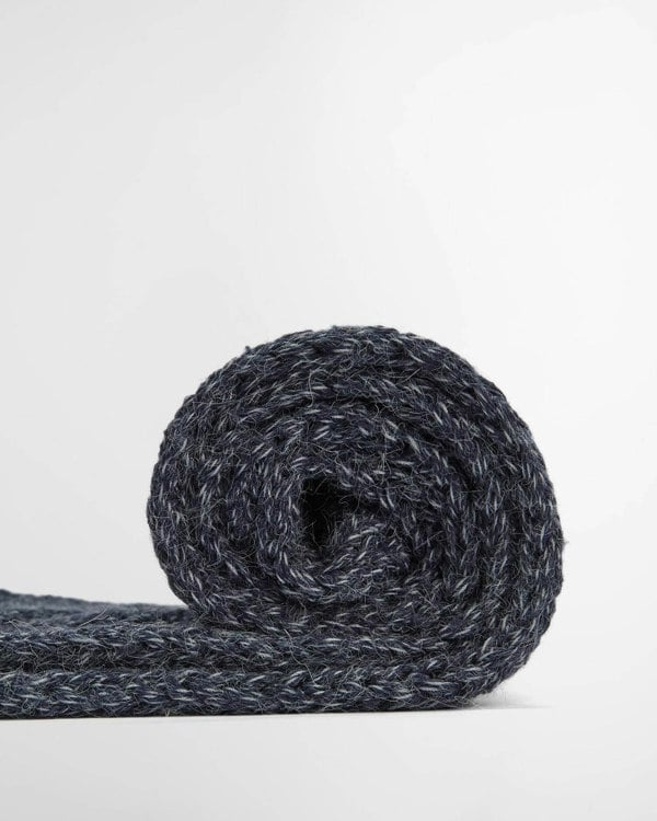 Barbour Jesmond Beanie & Scarf Gift Set - Navy Blue