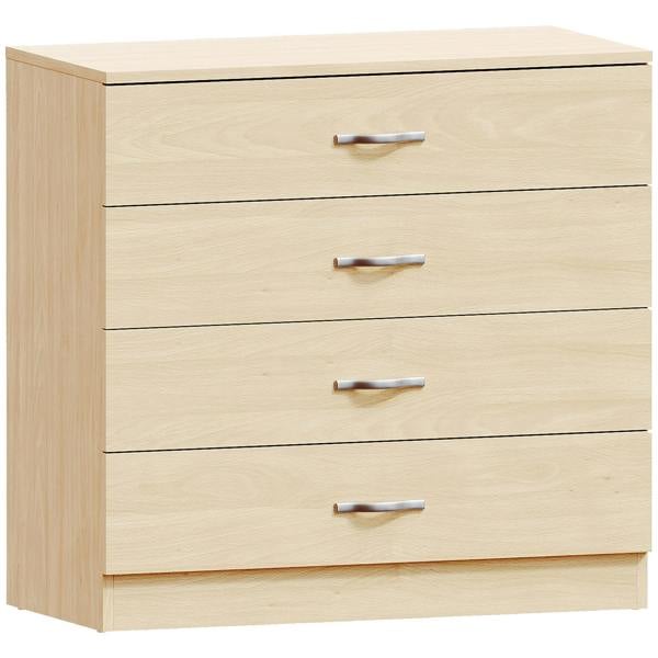Vida Designs Riano 4 Drawer Chest, Black