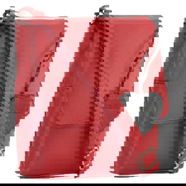 Mala Leather Anishka Heart Leather Travel Cross Body Bag