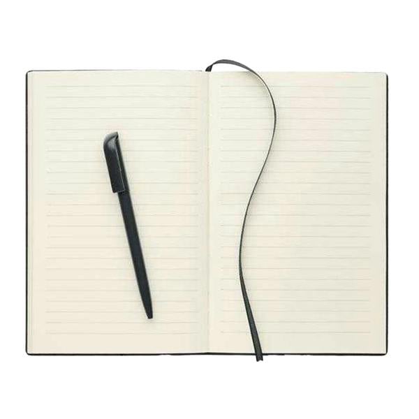MidOcean Nota A5 Notebook with Pen - Black - 