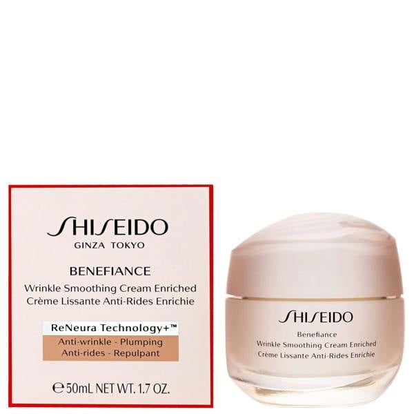 Shiseido Day And Night Creams Benefiance: Wrinkle Smoothing Cream Enriched 50ml / 1.7 oz. - Additional 2