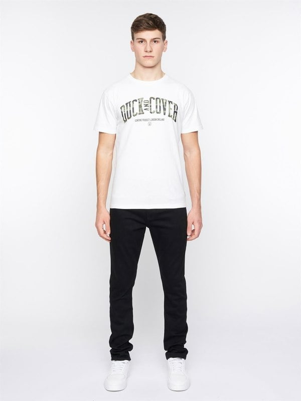 Duck and Cover Overburg Tapered Jeans Black