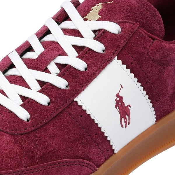 Ralph Lauren - 809954903004 Mens HRT Aera Sneakers Wine/White