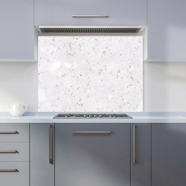 Warren Reed - Designer Icy White Quartz Effect Kitchen Splashback