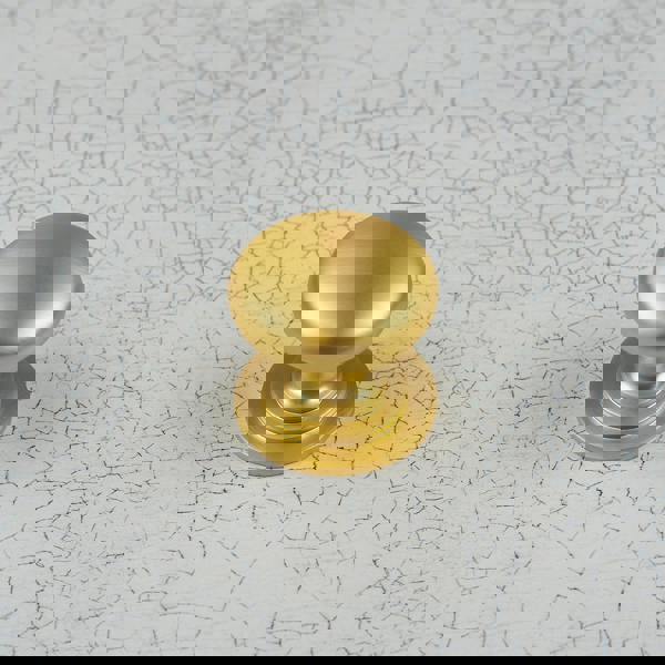 Handle & Home Dark Brass Cup Handle and Coordinating Knobs