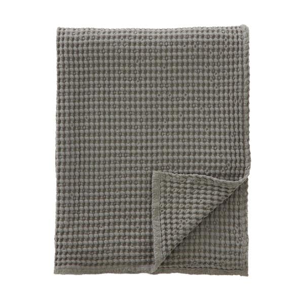 Catherine Lansfield Jaipur Chunky Waffle Cotton Blanket Throw Grey