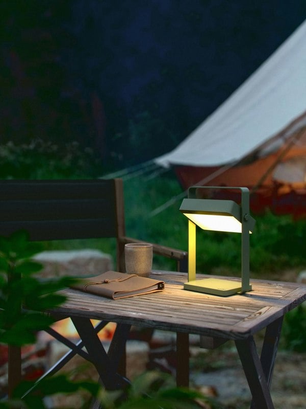 Nordlux Saulio Solar | Battery light | Olive green