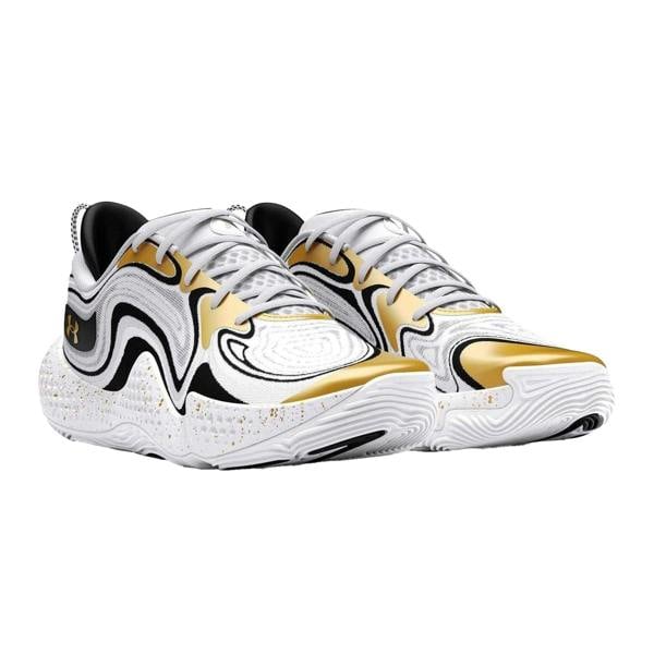 Under Armour Mens Spawn 6 Leather Basketball Basketball Shoes - White - 