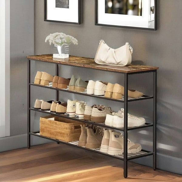 Rafaelo Mobilia 4-Tier Shoe Rack