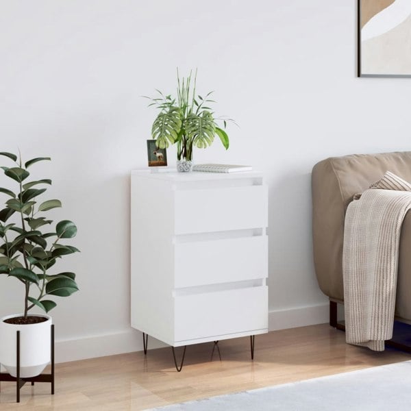 Berkfield Sideboard White 40x35x70 cm Engineered Wood