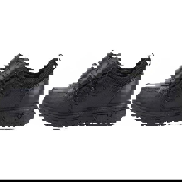 Hush Puppies Spencer Junior Leather Boys's Black Shoes