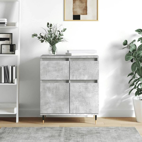 Berkfield Sideboard Concrete Grey 60x35x70 cm Engineered Wood