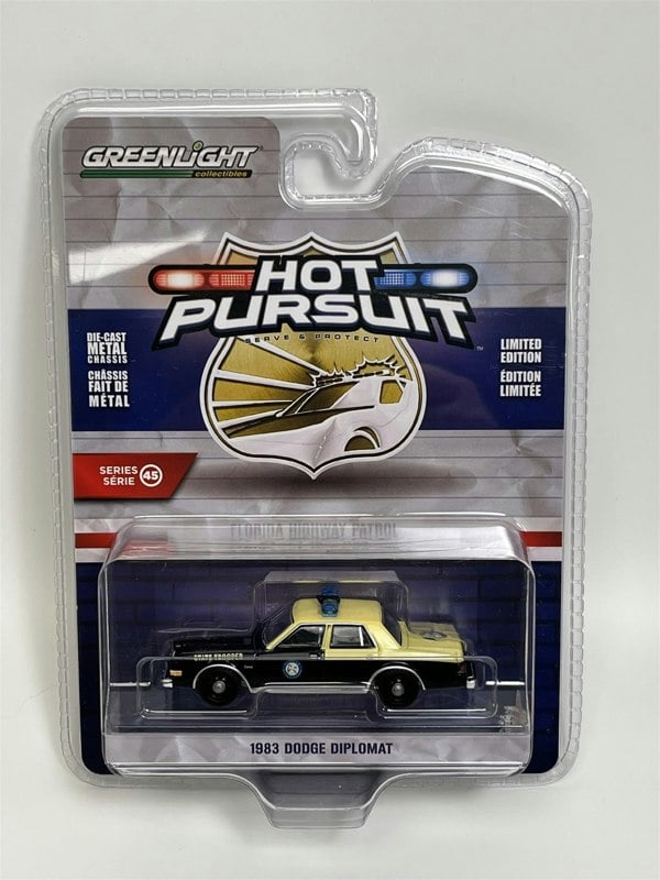 Greenlight 1983 Dodge Diplomat Hot Pursuit 1:64 Scale 43030B