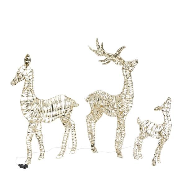 Scotts of Stow GoldTwist Deer Family Set of 3 LV