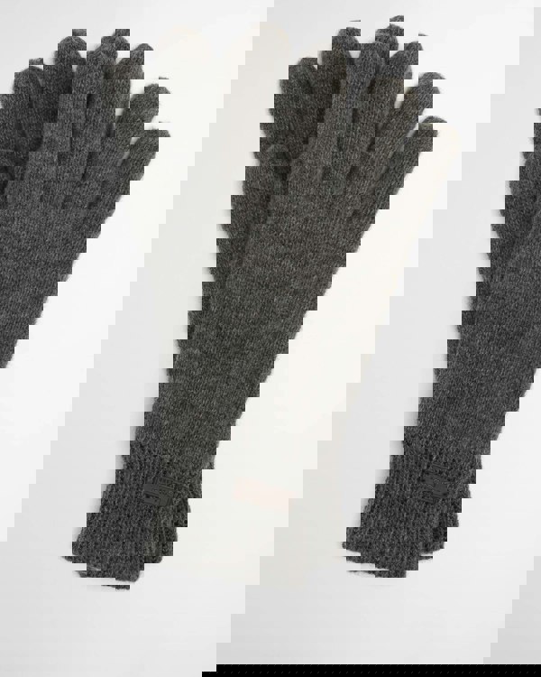 Barbour Carlton Beanie & Gloves Gift Set - Grey