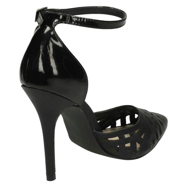 Anne Michelle Ladies Anne Michelle Ankle Strap Court Shoes