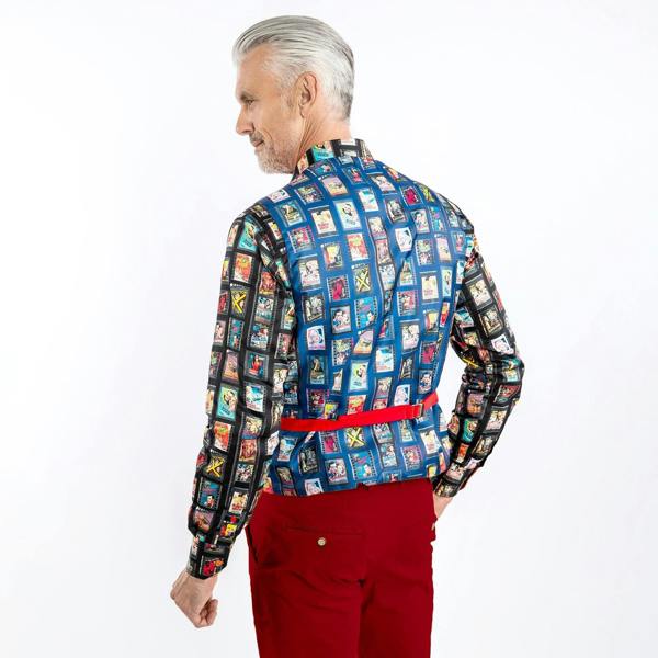 VIBRANT VELVET WAISTCOAT - Premium Men's Patterned Shirt by Claudio Lugli | Bold Design, Tailored Fit, Best Printed Shirts
