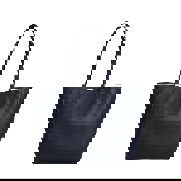 Assots London 'ABINGDON' Navy Real Leather Designer Tote Bag