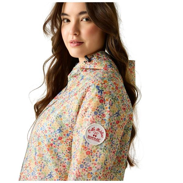 Regatta Womens/Ladies Cath Kidston Ditsy Floral Waterproof Shell Jacket - Cream - 