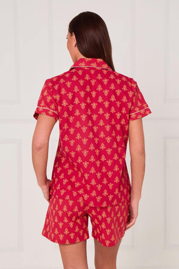 Cotton Printed PJ Set With Shorts — Comfortable, Stylish & Breathable