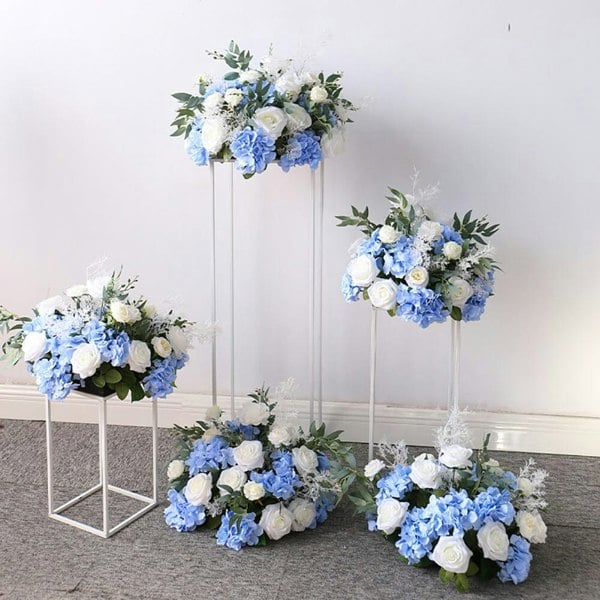Metal Column Flower Stand for Wedding Decoration Can be Disassembled Plant Stands & Shelves Living and Home