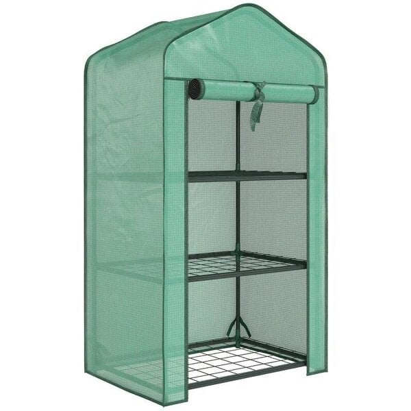 Bobobiy Three-Tier Mini Greenhouse - Green