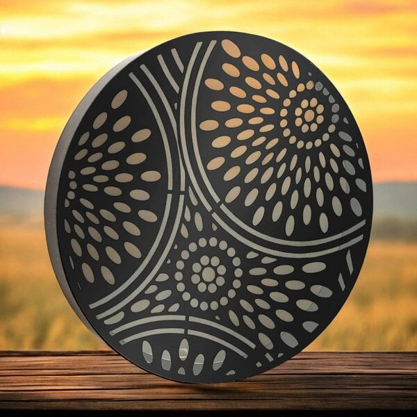 EDH Door Hardware Metal Moroccan Solar Wall Panel