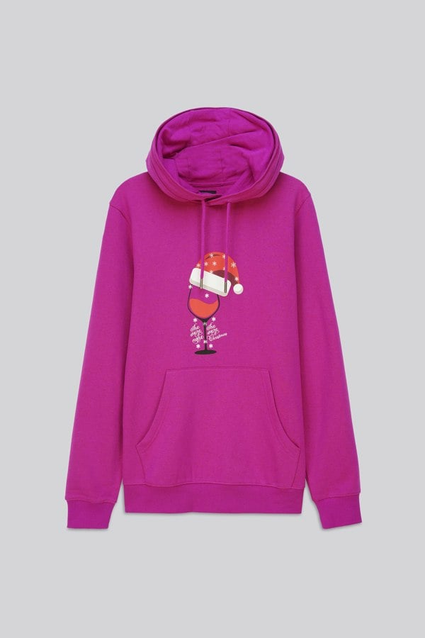 ENORSIA Mens Christmas Graphic Hoodie