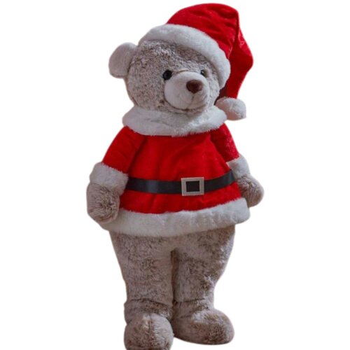 Samuel Alexander 50cm Large Plush Standing Teddy Santa Christmas Decoration