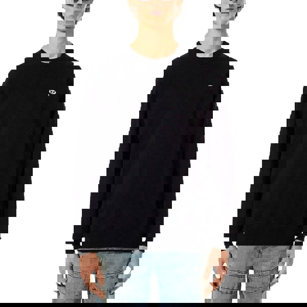 Diesel Small Logo Black Sweatshirt