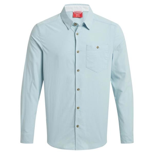 Craghoppers Mens Nuoro II Nosilife Shirt - Niagara Blue - 