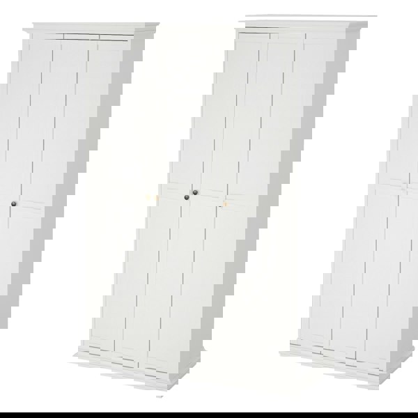 Furniture To Go Paris Wardrobe with 3 Doors in White