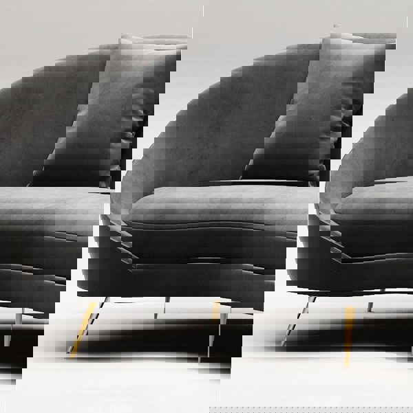 Slender Modern Curved Two Seater, Three Seater, Four Seater Sofa, Armchair, Velvet-Weilai-Weilai Concept