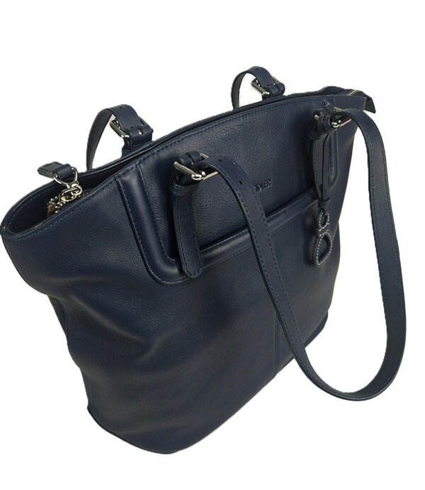 SADDLER Sienna Zip Top Tote Shopper Bag for Women - Handmade by Saddler