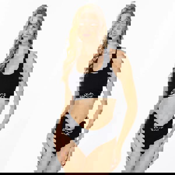 Kecks Black Modal Sports Bralette