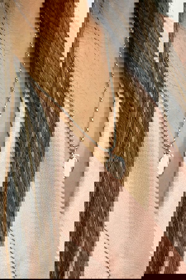 SVNX Heart Shape Pendant Necklace in Silver Colour - Gift boxed