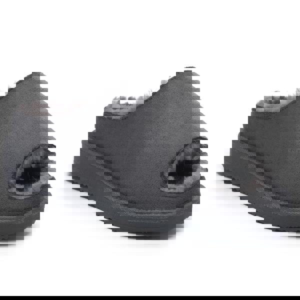 VIVA Polar Womens Fur Lined Slide Slippers – Suede Upper, Cozy Faux Fur