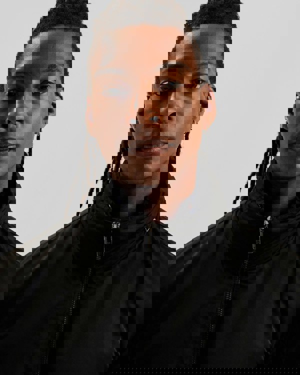 Ted Baker Basham Mens Nylon Sateen Hooded Jacket - Black - CHO - Designer Mens Jackets