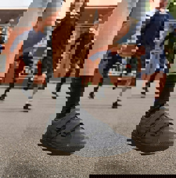 Kickers 117412 KODY TWIN Unisex School Shoes Black