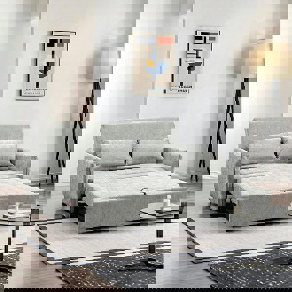 Weilai Concept Camden Sofa Bed Two Seater Sofa Bed, Chenille