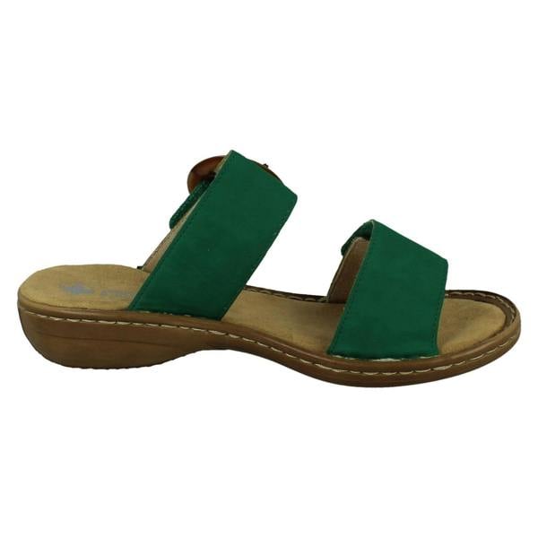 Rieker Ladies Rieker Slip On Adjustable Strap Summer Mules 60894