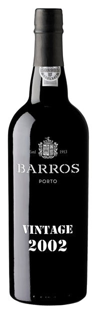 Barros Vintage Port, Douro 2002 75cl
