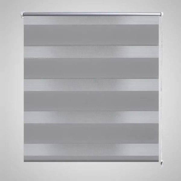 Berkfield Zebra Blind 140 x 175 cm Grey