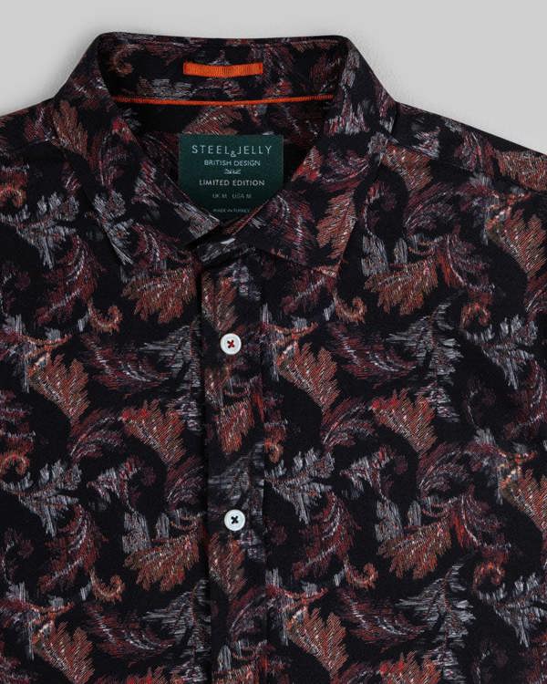 Steel & Jelly Limited Edition Seasonal Leaf Slim Fit Shirt