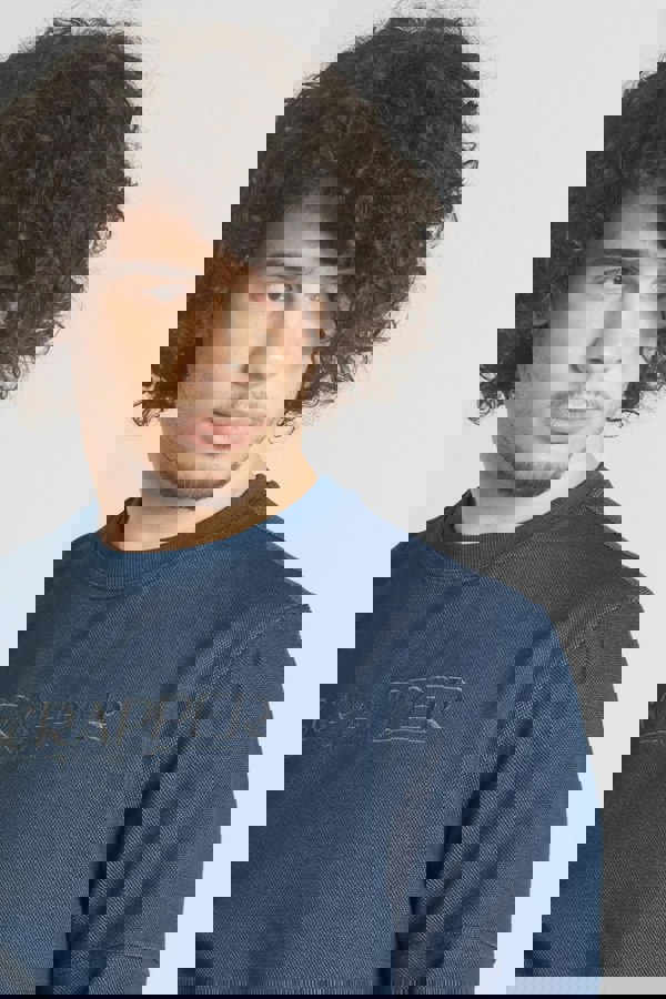 ENORSIA Heavy Pique Terry Crew Neck Sweatshirt