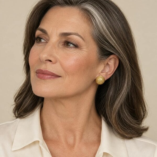 Cachet London Tyra Gold Clip On Earrings