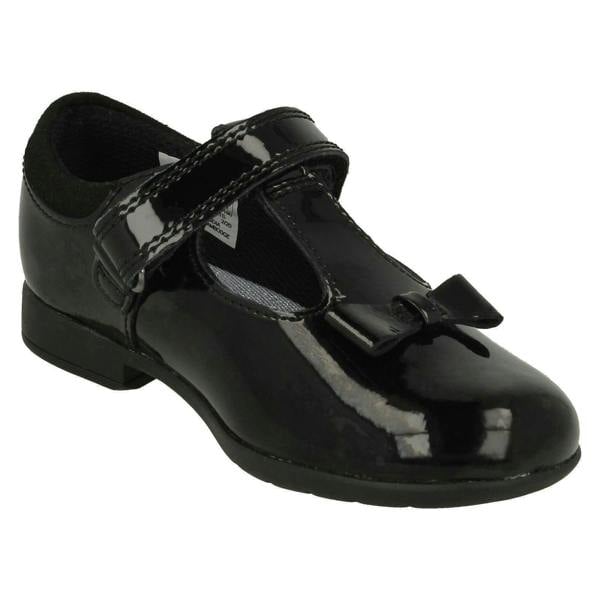 Clarks Girls Clarks Bow Detailed School Shoes Scala Hope