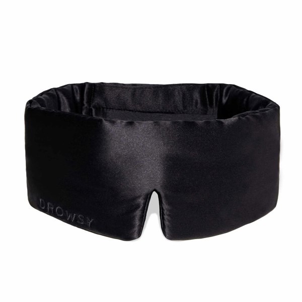 Drowsy Sleep Co Silk Sleep Mask - Black Jade