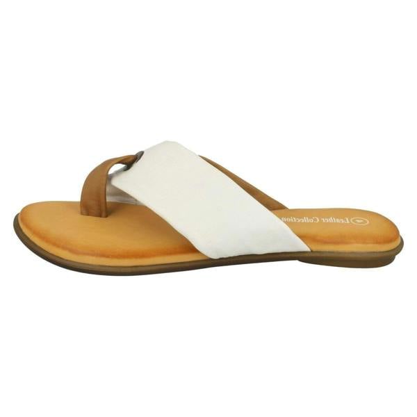 Leather Collection Ladies Leather Collection Toepost Sandals